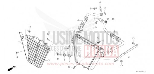 OIL COOLER CBR1000SPR de 2024